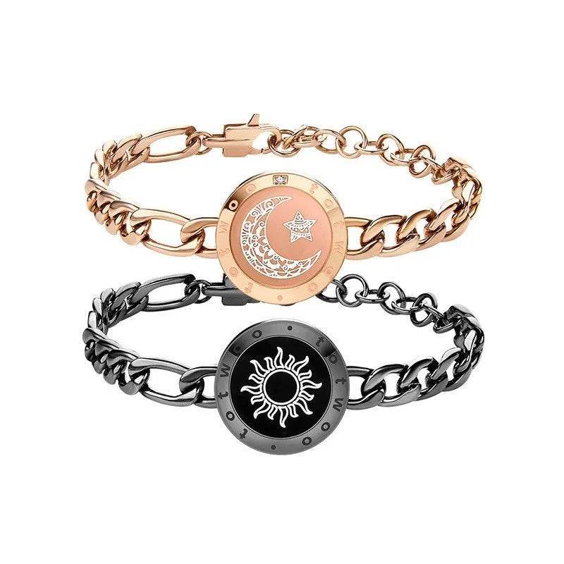 Lovers Sun-Moon Smart Sensing Couple Bracelet - Velora