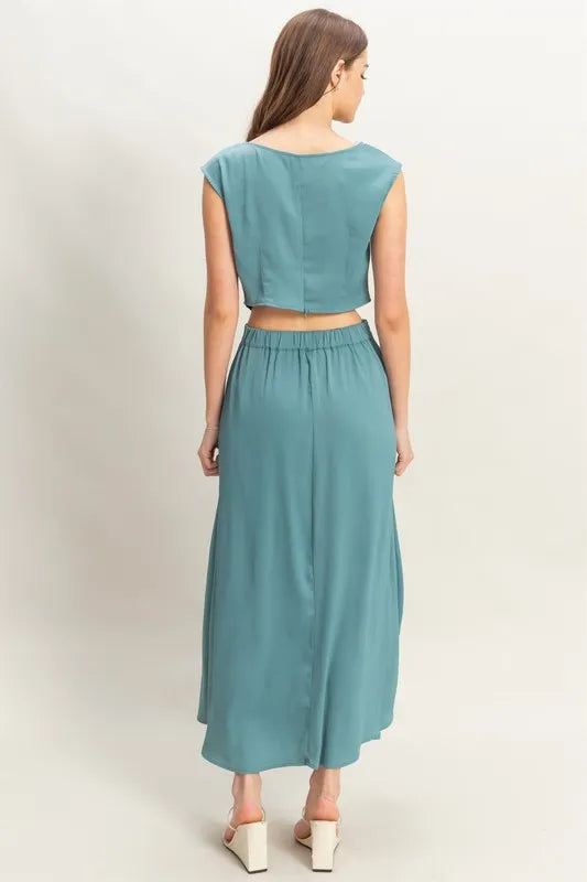 HYFVE Sleeveless Top and Maxi Skirt Set - Velora