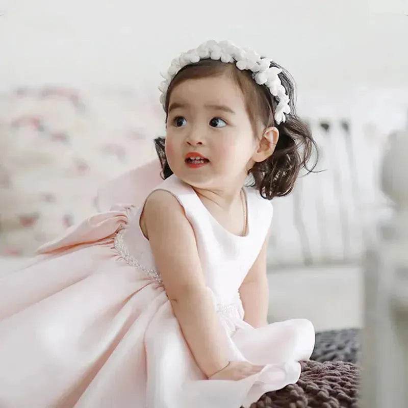 Little Bridesmaid Flower Girl Dress Princess ball dress for baby girl - Velora