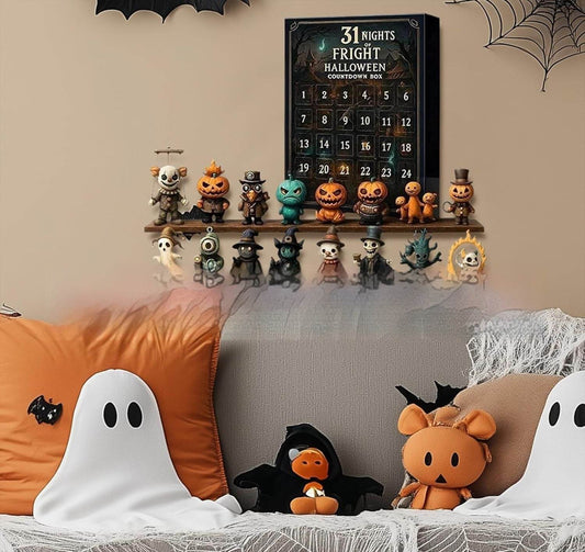 31 Night Scare Halloween Countdown Box With Doll Advent Countdown Blind Box - Velora