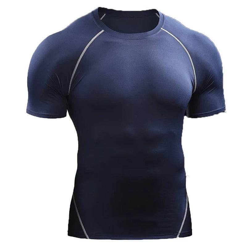 Quick Drying Men Short Sleeve Exercise Running Workout T-shirt Top - Velora