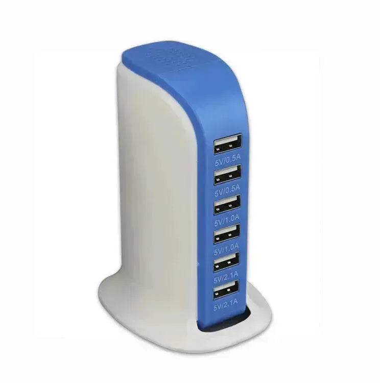 6 Port USB Sailboat Power Strip Charger - Velora
