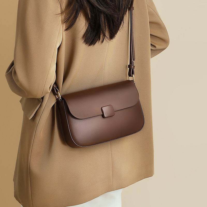 Women's Bag One Shoulder Genuine Leather Fashion Advanced Texture - Velora