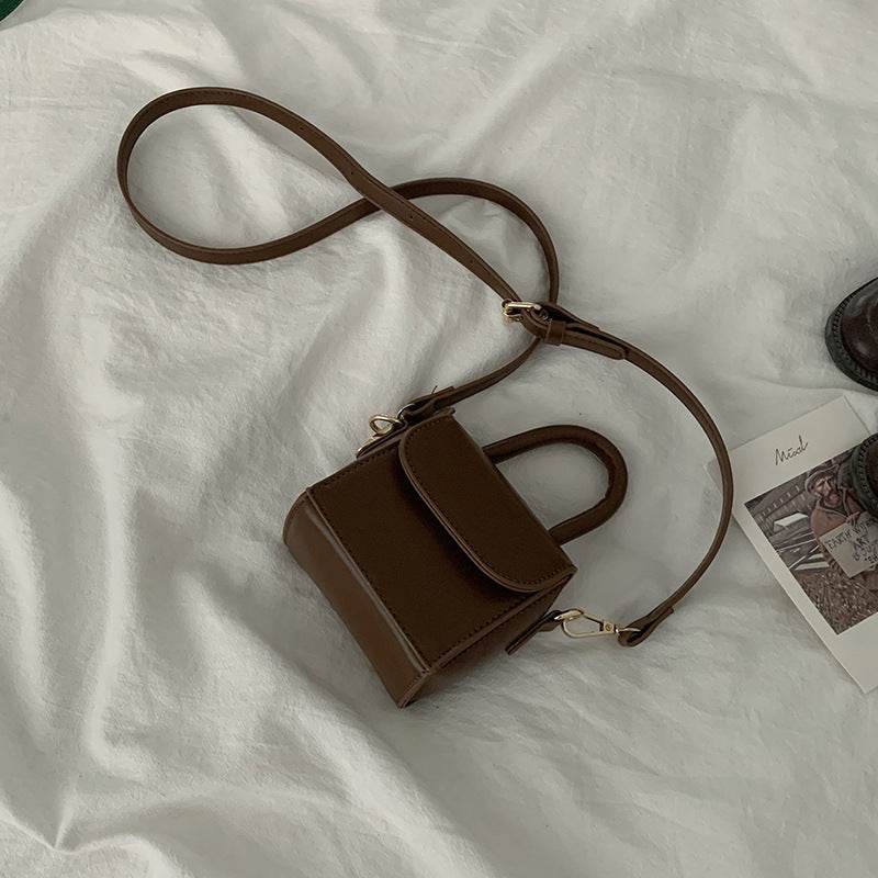 Mini Fashion Retro Portable Small Square Bag Minority All-match Crossbody - Velora