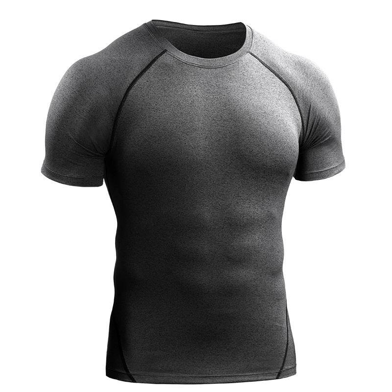 Quick Drying Men Short Sleeve Exercise Running Workout T-shirt Top - Velora