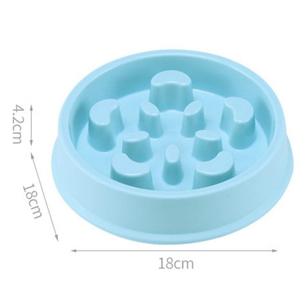 Pet Cat Dog Slow feeder Bowl Anti Choking Slow Feeding Puzzle Feeder - Velora