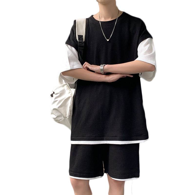 Summer Thin Shorts Two-piece Set - Velora