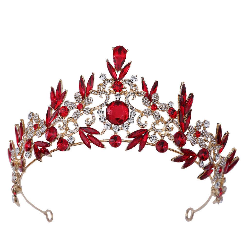 Bridal Headdress Rhinestone Mitzvah Crown - Velora