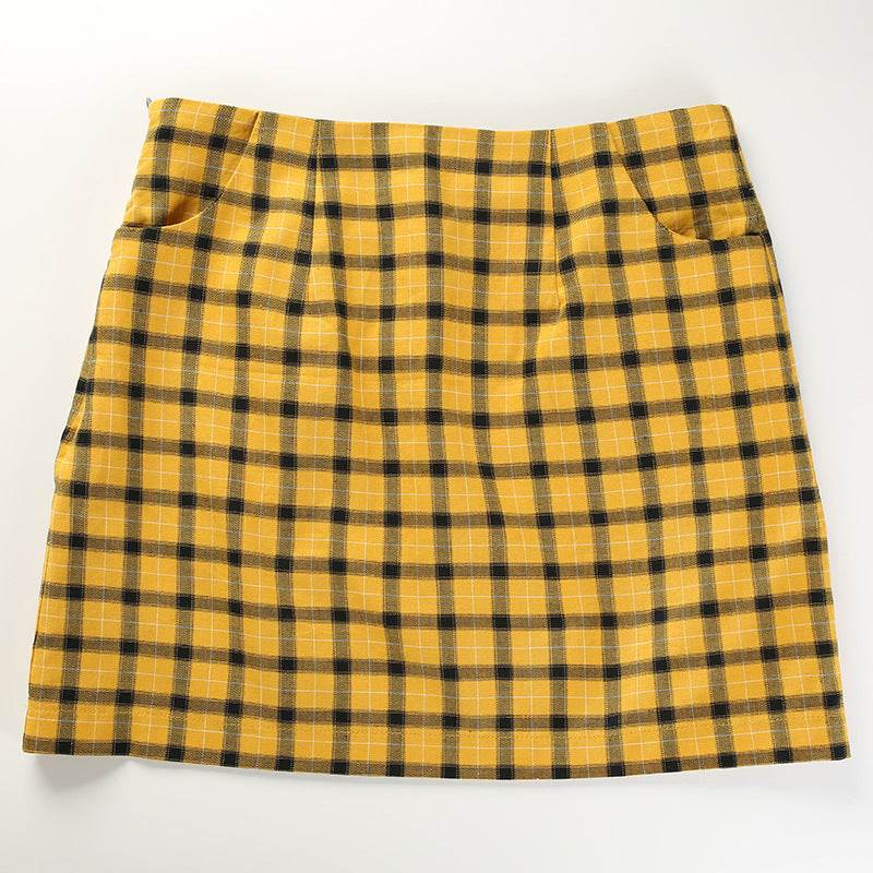 Europe And America Cross Border Detonating Speed Sell Hot Spring And Summer Women's Wear New Style Pleating, Lattice Skirt Skirt Two Sets - Velora