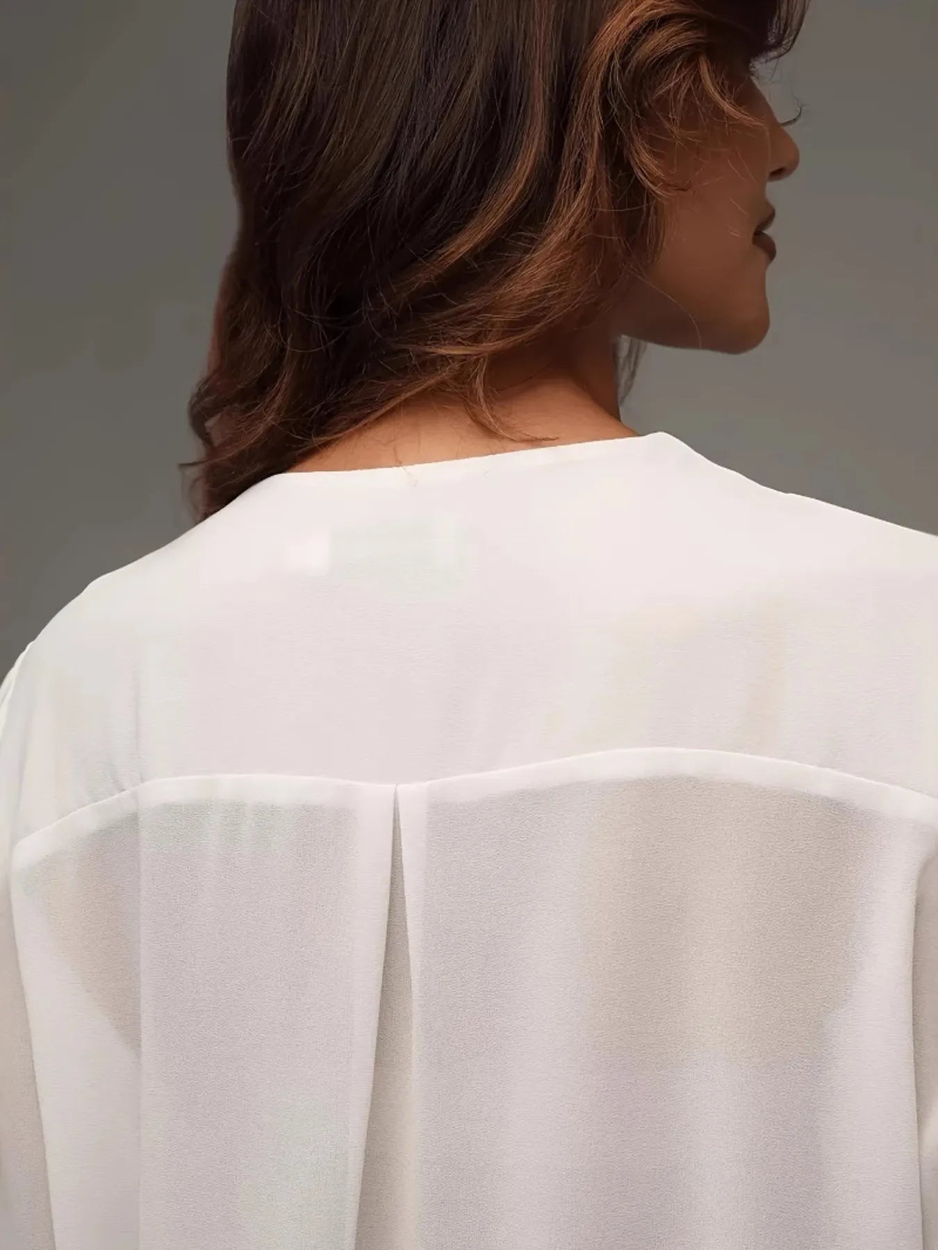 Ruffled V-Neck Flounce Sleeve Blouse - Velora