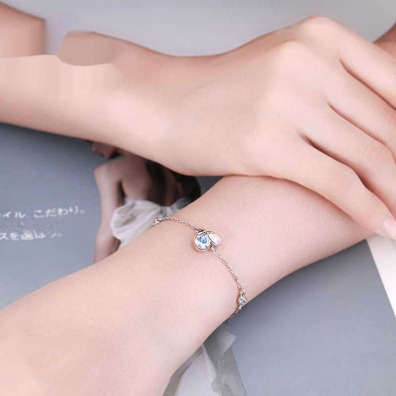 Artificial Crystal Series Water Drop Bracelet Colorful Special-interest Design Sweet - Velora