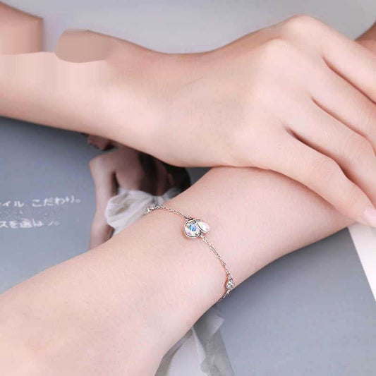 Artificial Crystal Series Water Drop Bracelet Colorful Special-interest Design Sweet - Velora