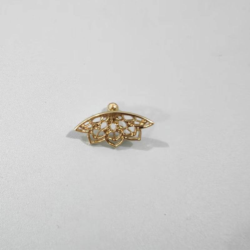 Spider Web Stud Earrings Personality Halloween Horror - Velora