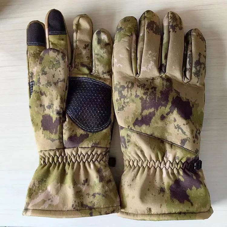 Outdoor Warm Keeping Sports Anti-slip Tactical Camouflage Ski Gloves - Velora