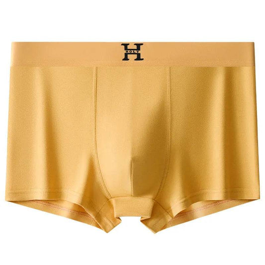 Men's Cotton Spandex Breathable HOLY Boxer Briefs underwear Mid wast - Velora