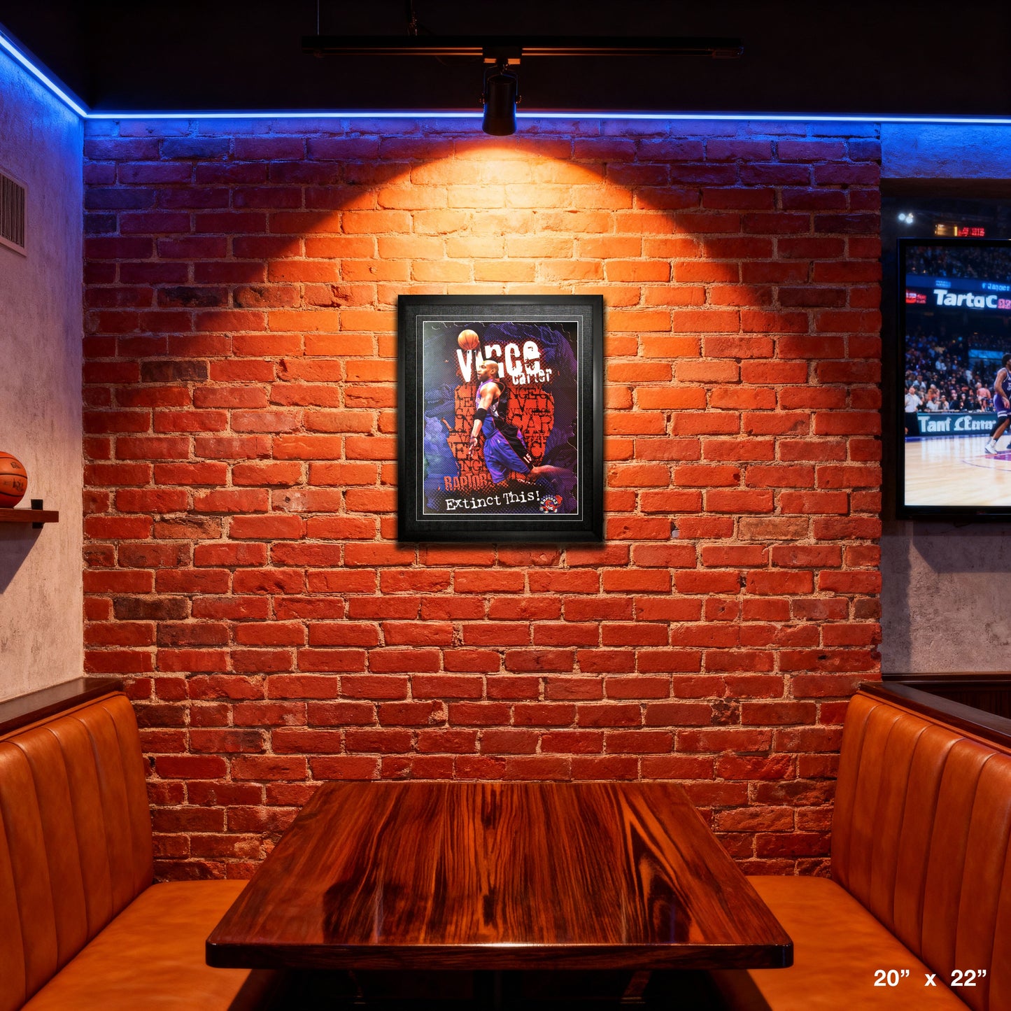 Vince Carter Toronto Raptors Framed 16x20 Extinct This Print