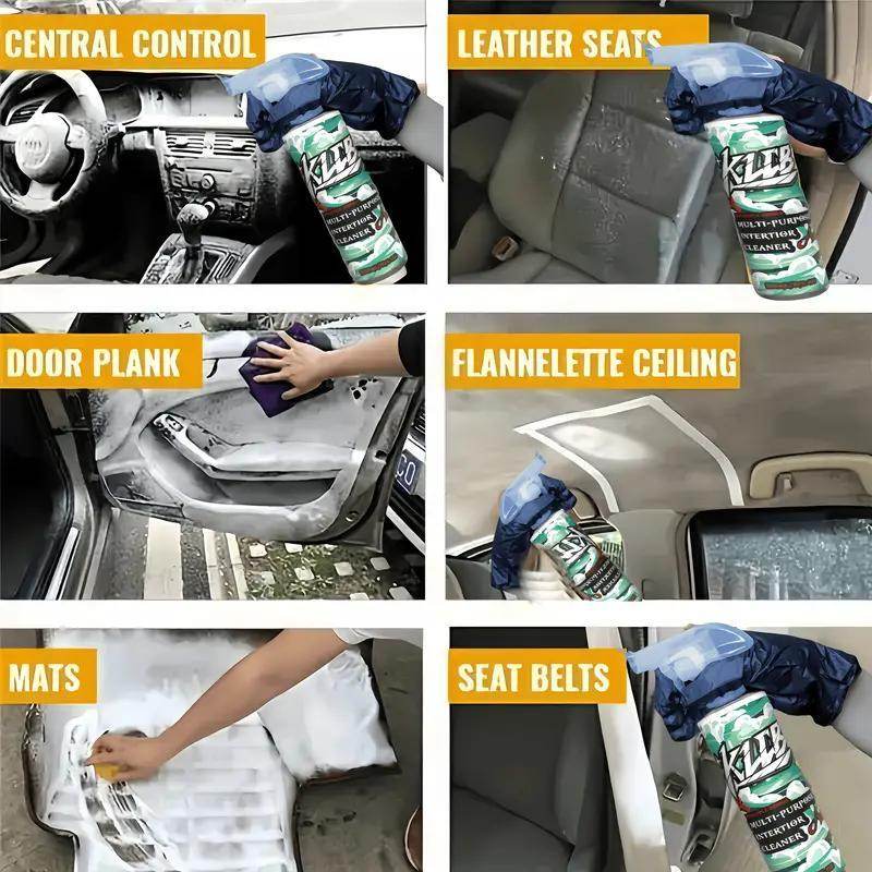 Multi-purpose Car Interior Cleaner Dazzle Car Wash Dirt Remover - Velora