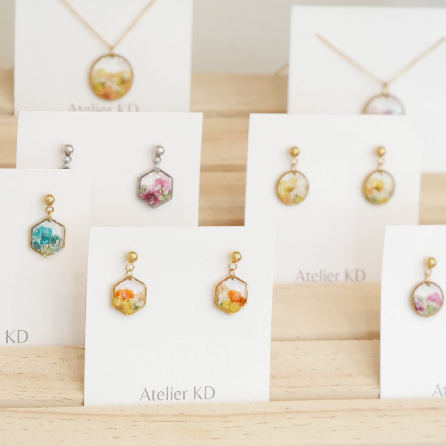 Collier bouquet - rond (petit 16mm) - Velora