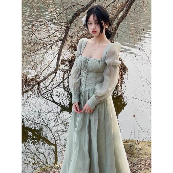 Seaside Beach Vacation Style Adult Lady Like Woman Temperament Dress - Velora