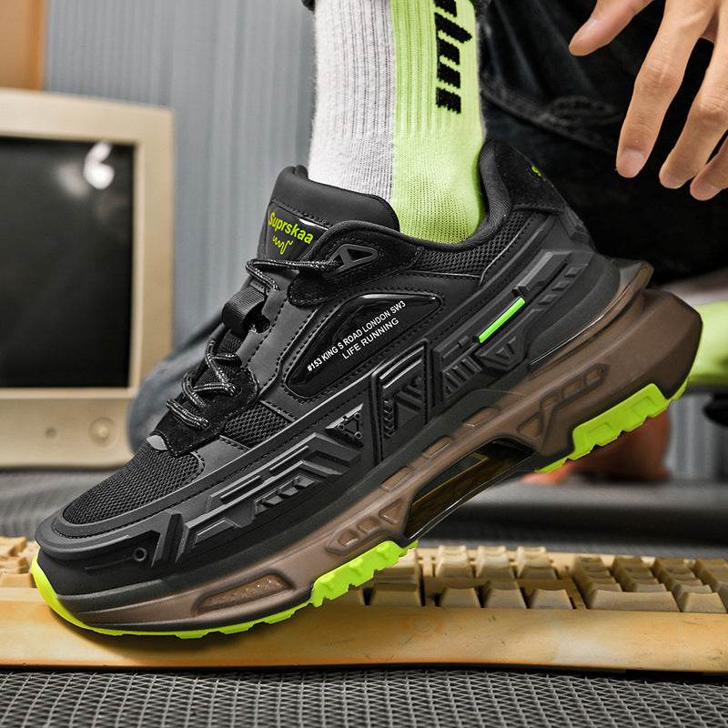 Popcorn Platform Running Sneakers Casual Low Top Qiankun Wheel Mecha Shoes - Velora