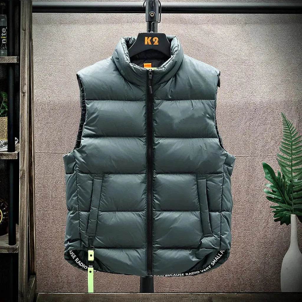 Men's Winter Vest Jacket Sleeveless Down Vest for Men Puffer Vest - Velora