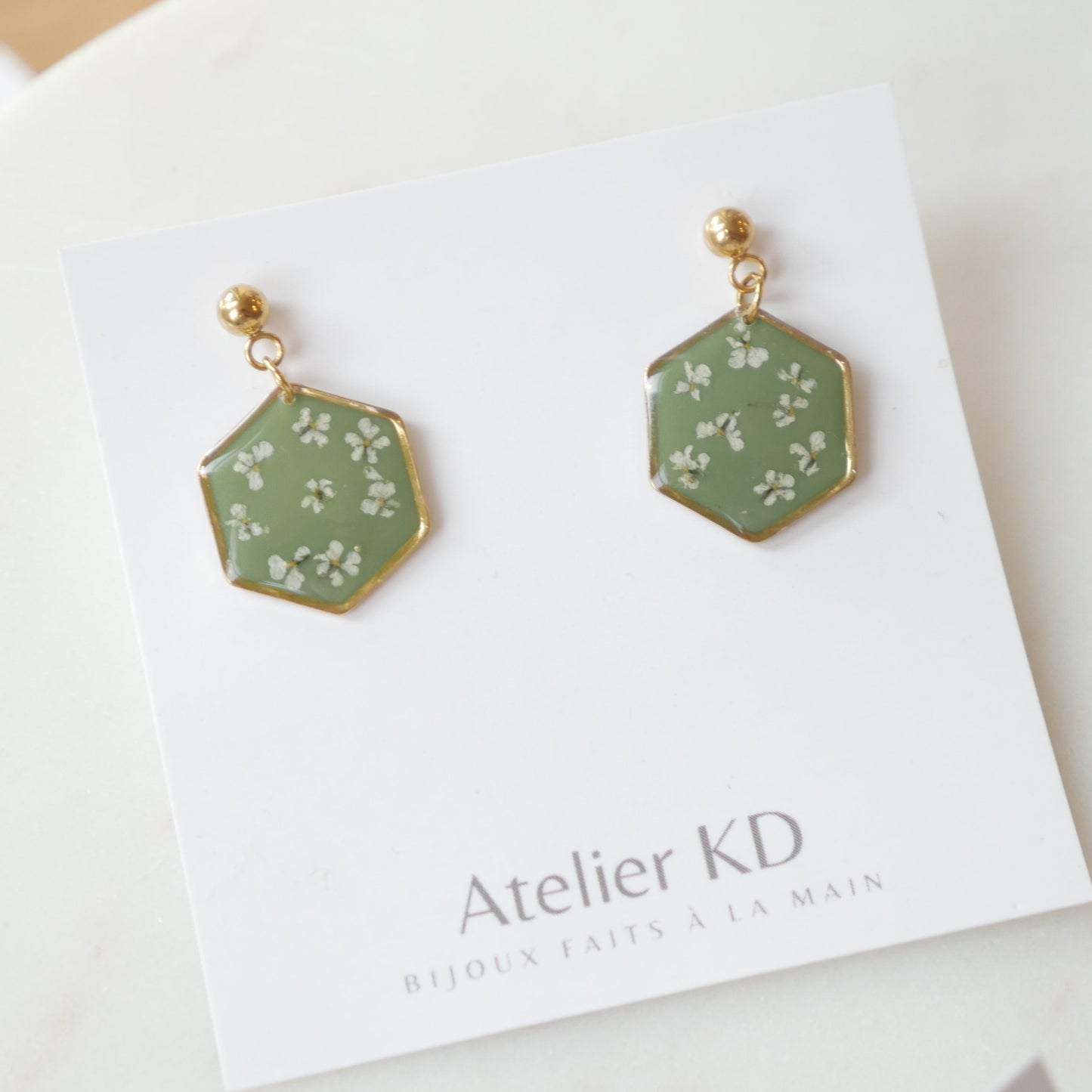 Boucles d'oreilles - Hexa 16mm - Edition spéciale automne 2025 - Velora