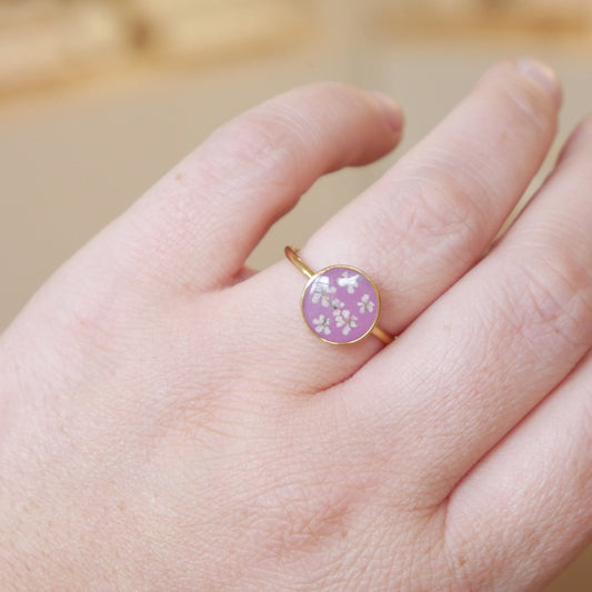 Bague automne - moyen rond (ajustable) - Velora