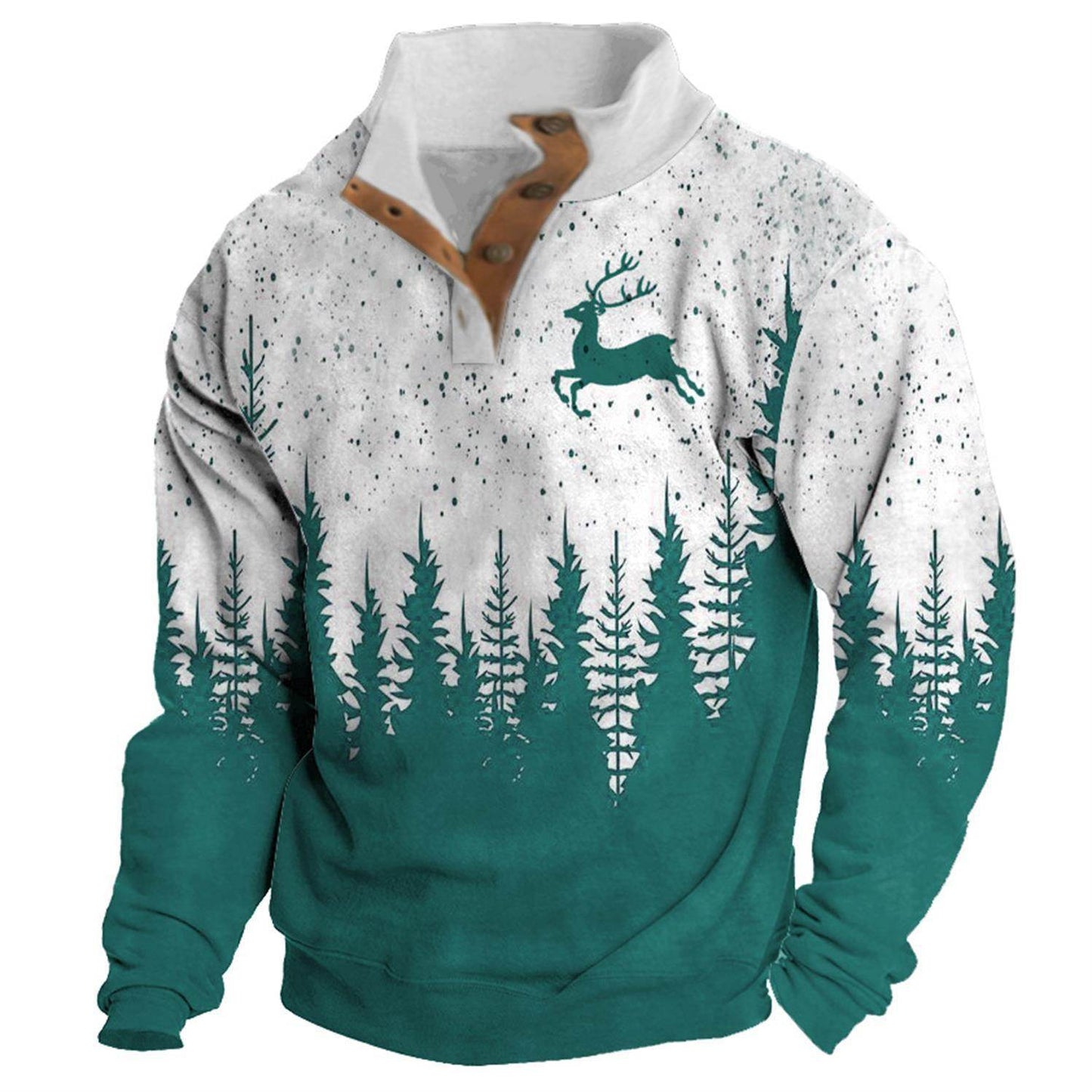 Fashion 3D Printed Men's Sweater - Velora