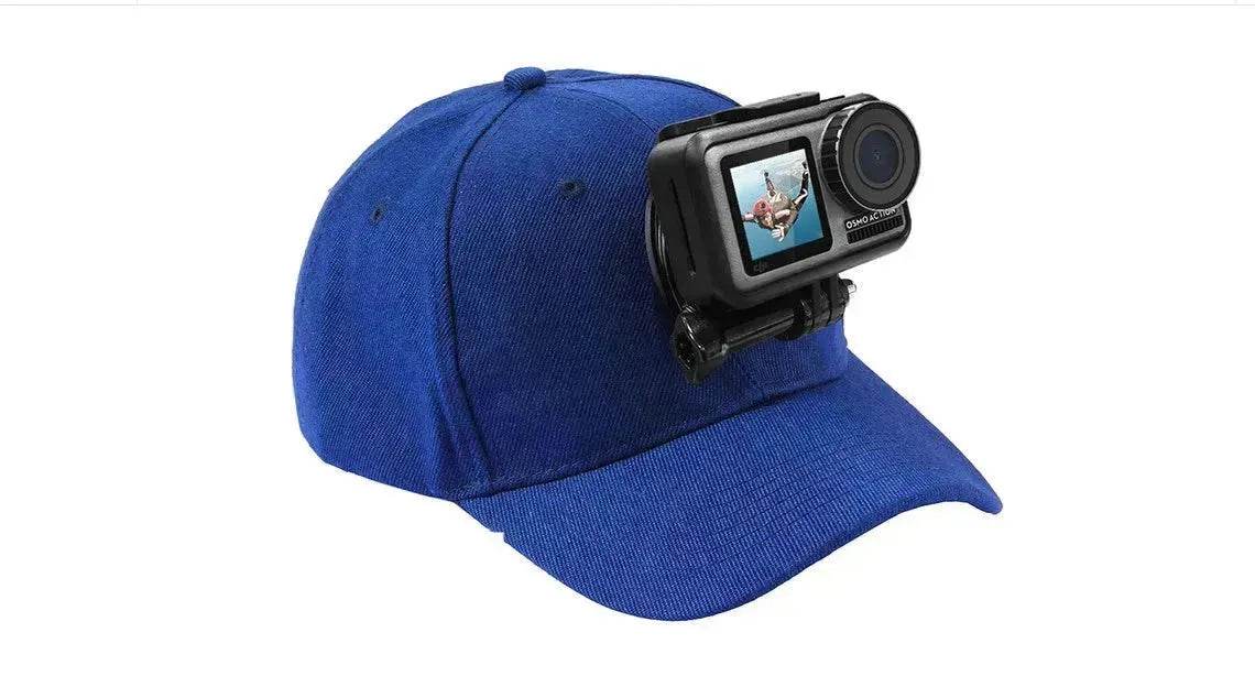 Canvas Sun Hat Cap Cycling Hiking Golfing Fishing For Sports Action Cam Camera - Velora