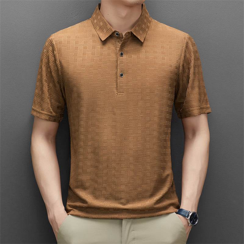 Polo Shirt Men's Summer Middle-aged Lapel Fashion Casual - Velora