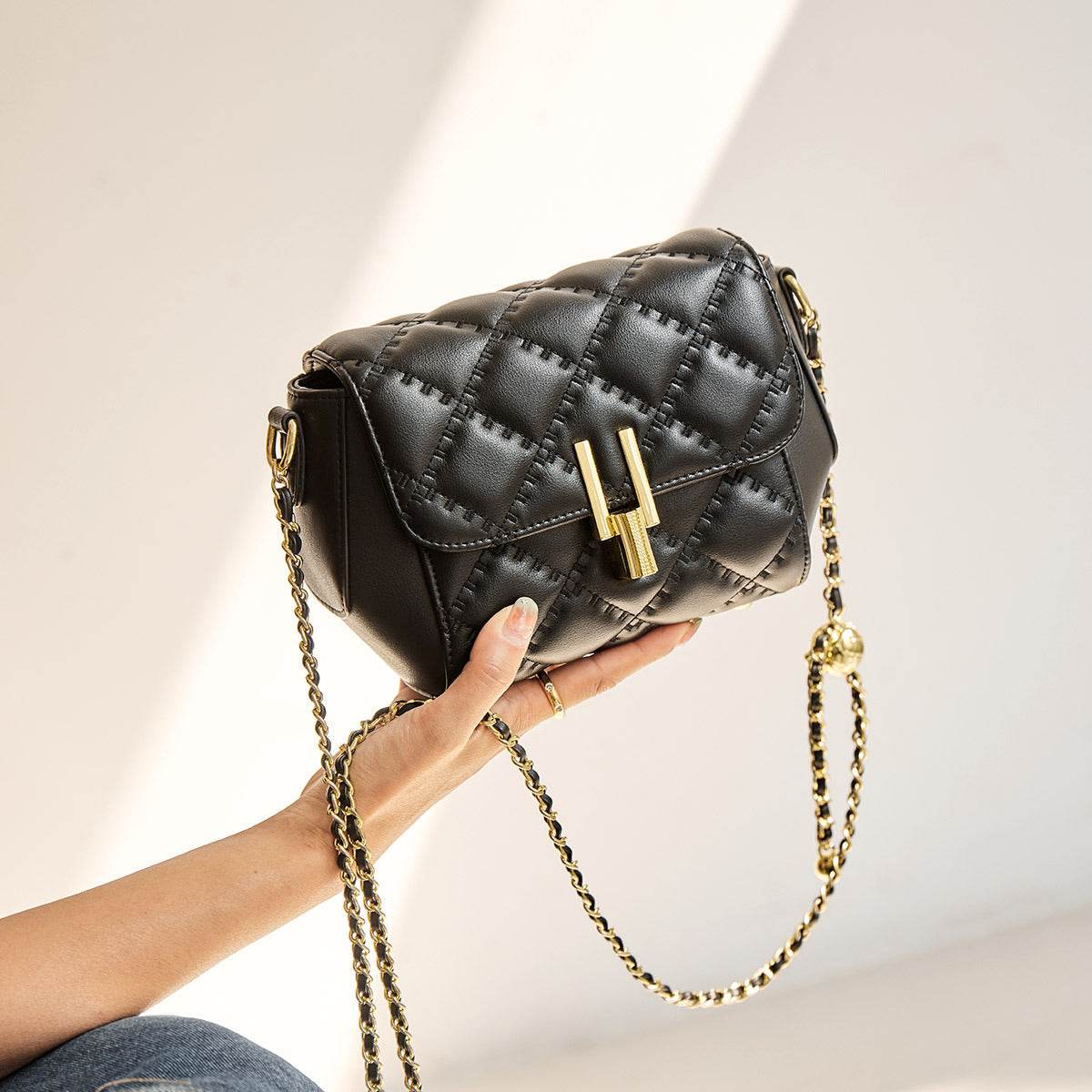 Ins Chain Bag Crossbody Bag Autumn And Winter Shoulder Bag - Velora