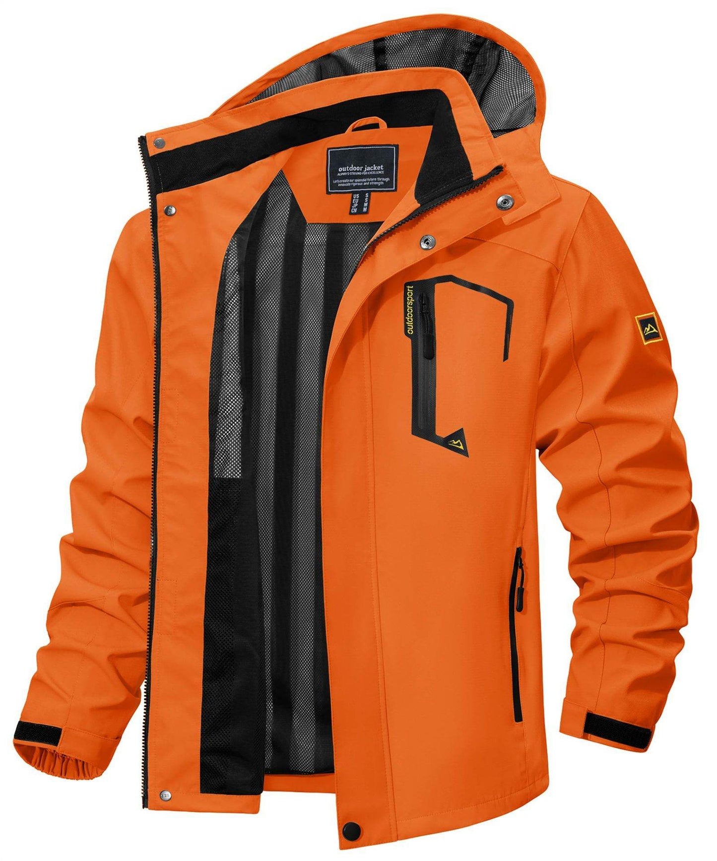 New Casual Fall Men's Long Sleeve Hooded Jacket Coat - Velora