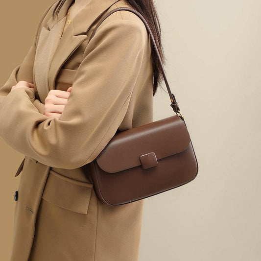 Women's Bag One Shoulder Genuine Leather Fashion Advanced Texture - Velora