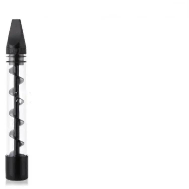 Creative And Simple Dry-burning Atomizer Spiral Pipe Glass Blunt - Velora