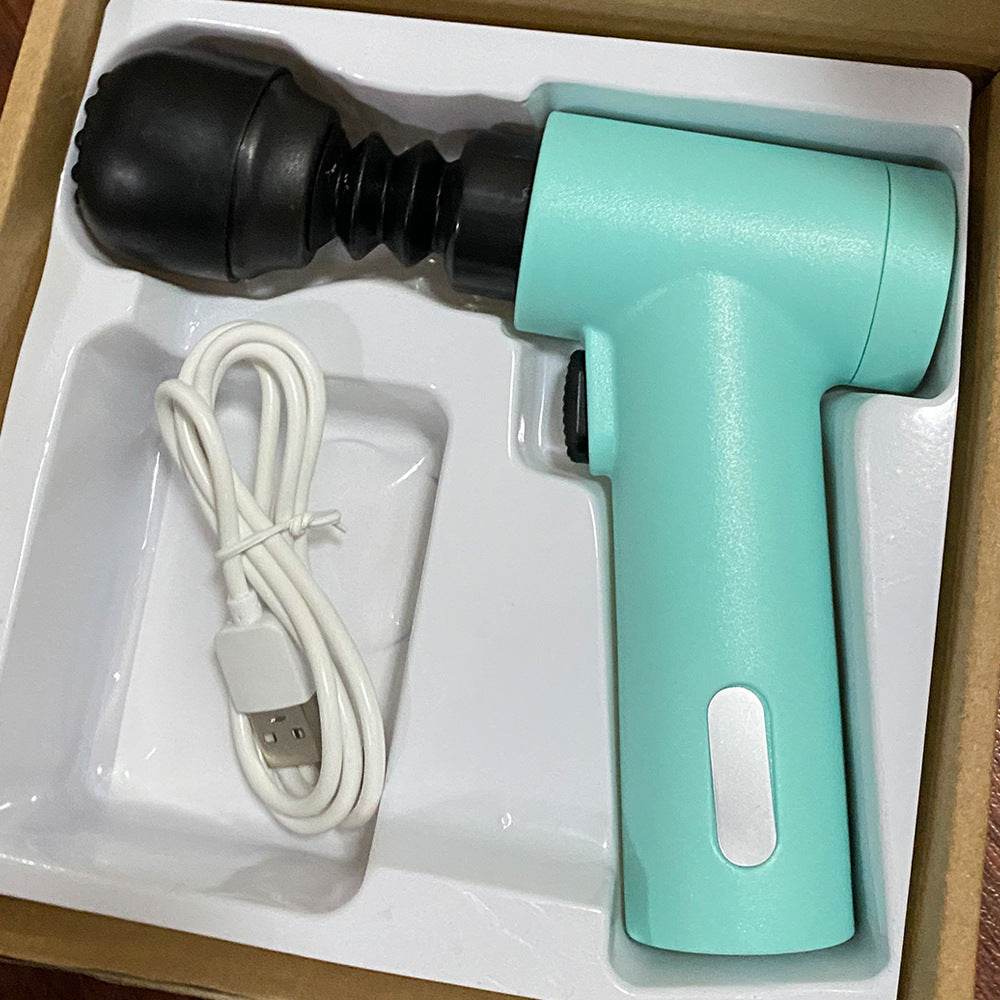 Portable Shoulder And Neck Massage Gun Fitness Equipment Small Mini Fascia Gun Massage Gun - Velora