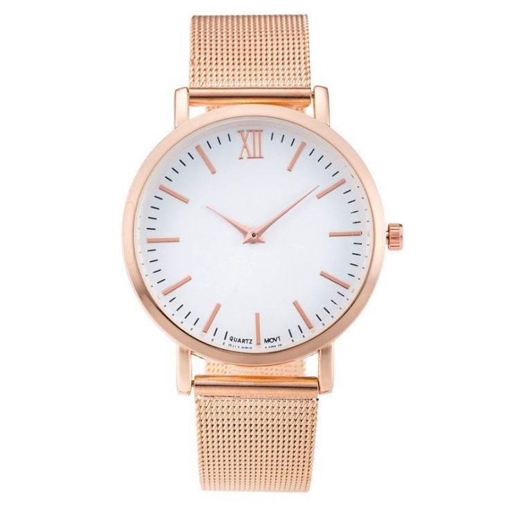 Vansvar fashion brand silver and gold mesh band creative marble wristwatch casual women quartz watches gift relogio feminino - Velora