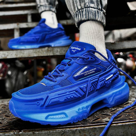 Popcorn Platform Running Sneakers Casual Low Top Qiankun Wheel Mecha Shoes - Velora