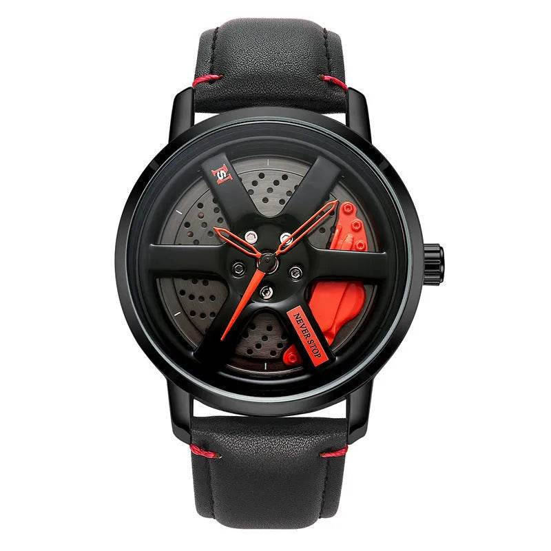 Quartz Men's Mesh Strap Trendy Unique Dial Watch - Velora