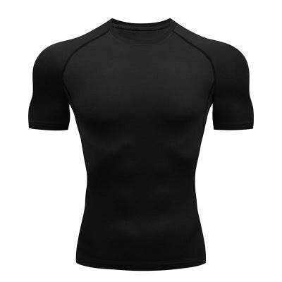Solid color quick-drying bottoming short sleeve fitness t-shirt top - Velora