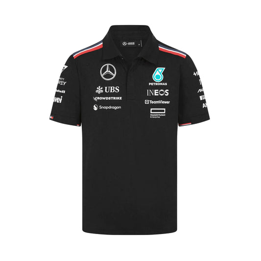 Mercedes AMG Petronas F1 2024 Men's Team Polo - Black - Small