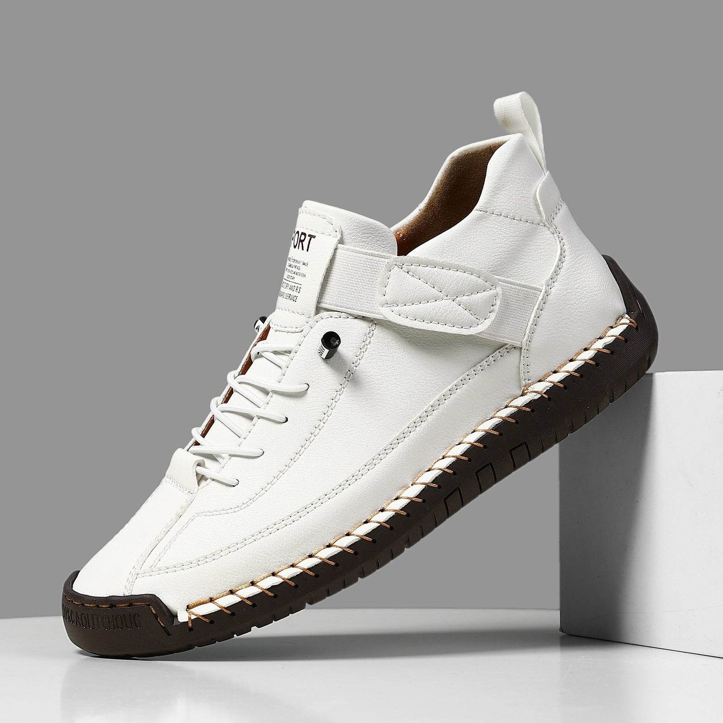 Leather Boots Casual Shoes Plus Size Spring And Summer - Velora