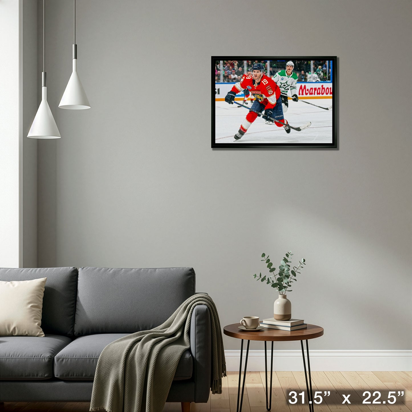 Matthew Tkachuk 20x29 Framed Canvas Florida Panthers