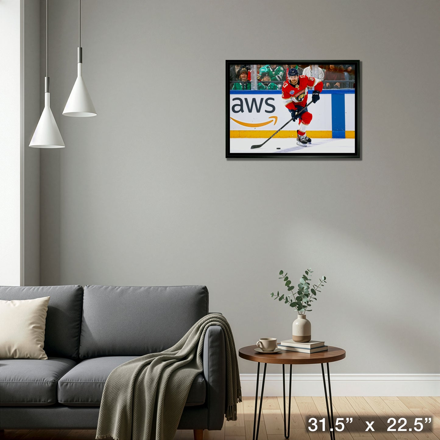 Sam Reinhart 20x29 Framed Canvas Florida Panthers