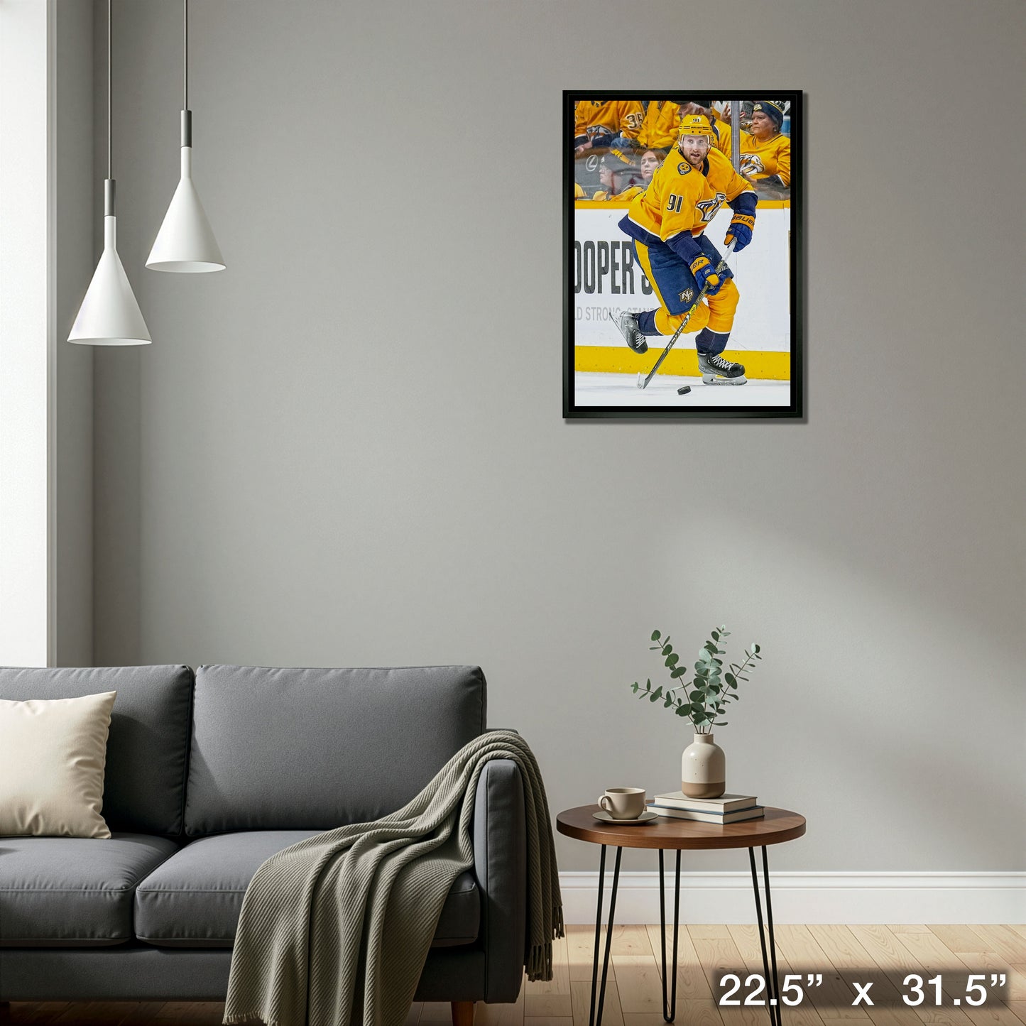 Steven Stamkos 20x29 Framed Canvas Nashville Predators