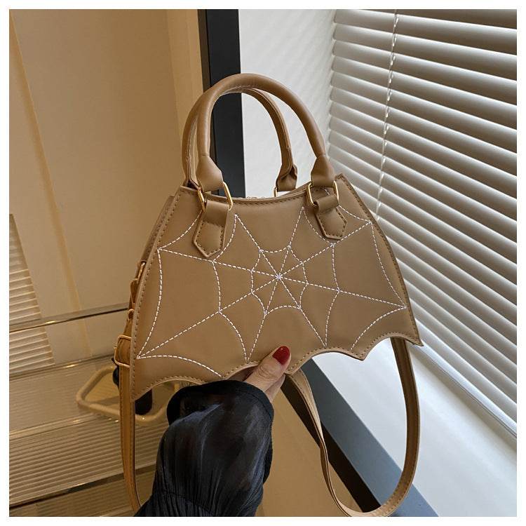 Halloween Spider Web Saddle Bags Fashion Personality Crossbody Shoulder Bag With Handle Women's Handbags - Velora