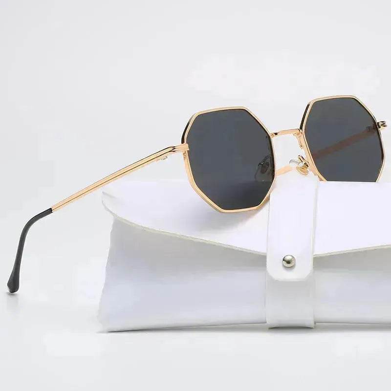 Metal Polygonal Sunglasses for Men Polarized Sunglasses for Men - Velora