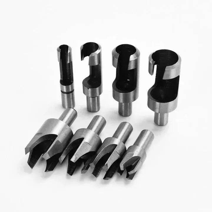 8pcs Wood Plug Cutter set tapered plug cutter - Velora