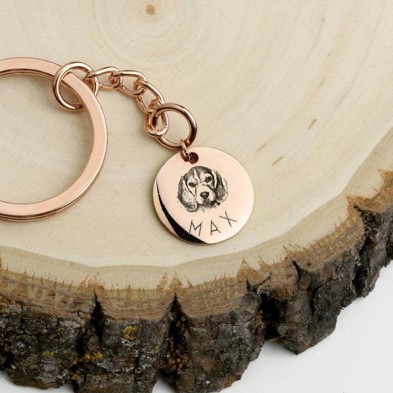 Personalized Pet Photo Disc Necklace Ladies Kitten Name Pendant Necklace Custom Animal Stainless Steel Necklace Jewelry - Velora