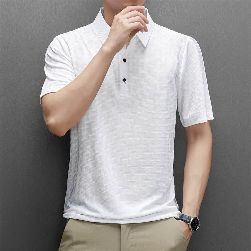 Polo Shirt Men's Summer Middle-aged Lapel Fashion Casual - Velora