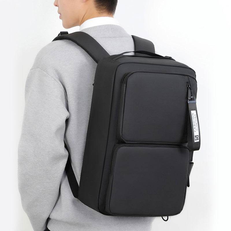 Multifunctional Backpack Large Capacity Business Laptop Bag Leisure Travel Commuter Schoolbag Portable Shoulder Bag - Velora